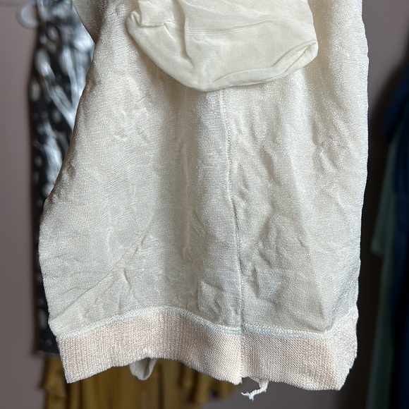 Vintage Sheer Control Top Pantyhose size long bone 81 shiny size M - Picture 17 of 17